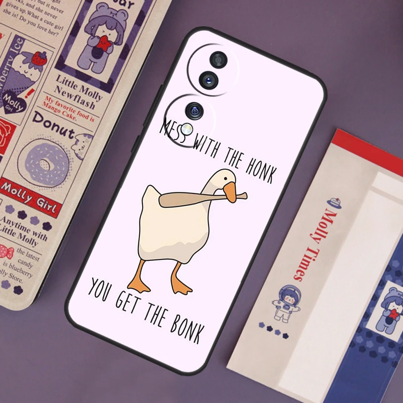 Adorable Cartoon Goose Protective Phone Case