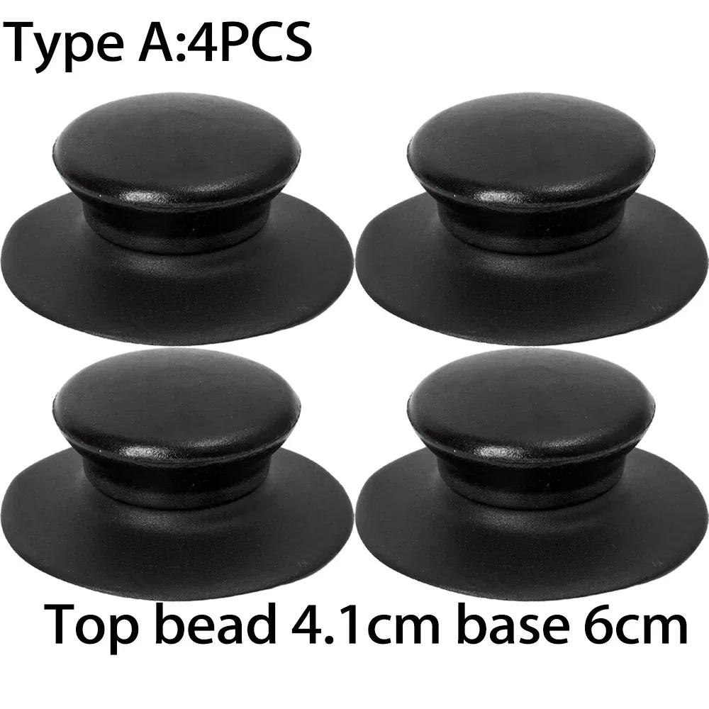 Heat-Resistant Universal Cookware Lid Handle - Black