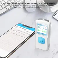ECG Monitor Portable EKG Monitor PM10 Heart Rate Beat LCD Bluetooth APP Analyze with iOS/Android Electrocardiogram Monitor - Image 4