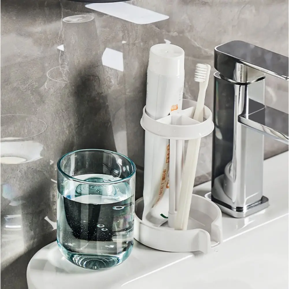 Dust-Proof Wash Cup Toothpaste And Toothbrush Rack Household Mouthwash Cup Set Toothbrush Holder Bathroom Organizer