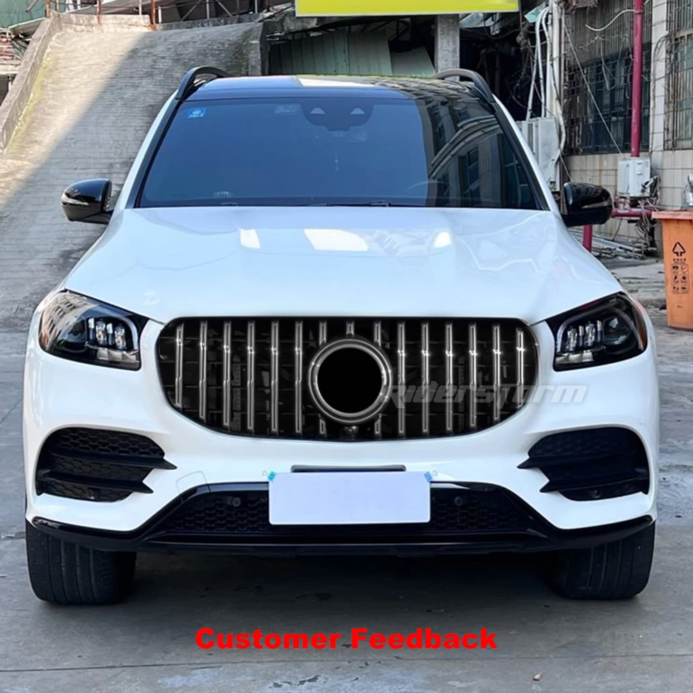 2020-2023 Front Bumper grille for Ben z GLS GLS450 4MATIC X167 ABS