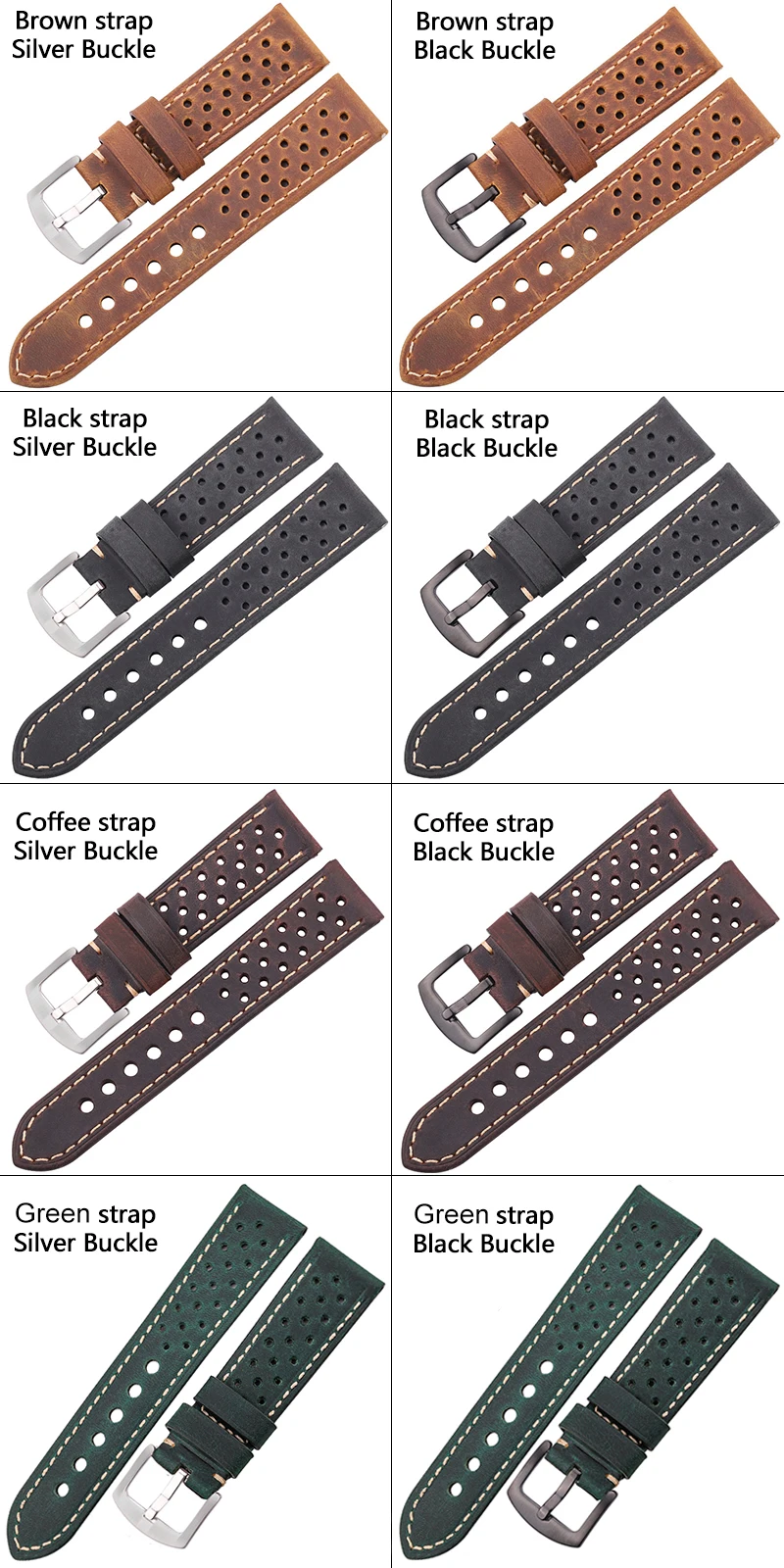 Cowhide Watchbands 20mm 22mm Genuine Leather Vintage Wrist Strap Belt For Samsung Galaxy Watch 46mm Bracelet