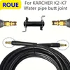 ROUE High Pressure Washer Hose Connector for Karcher Accessories ​K2 K3 K4 K5K7 High Pressure Washer Water Cleaning Hose 1