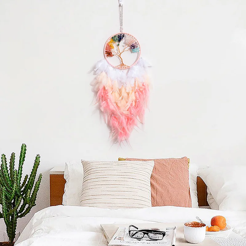 寝室用装飾品 ドリームキャッチャー 寝室用ドリームキャッチャー吊り下げ装飾 部屋の