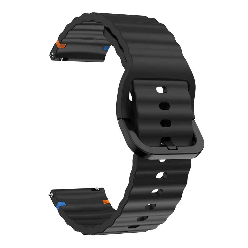 Wave Silicone Sports Wristband Strap - Premium Adjustable Fit, Multiple Size Options