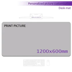 Large Custom Pink Kawaii Anime Desk Mat - Extra Large Gaming & Office Mouse Pad - 4mm (1200x600mm)
