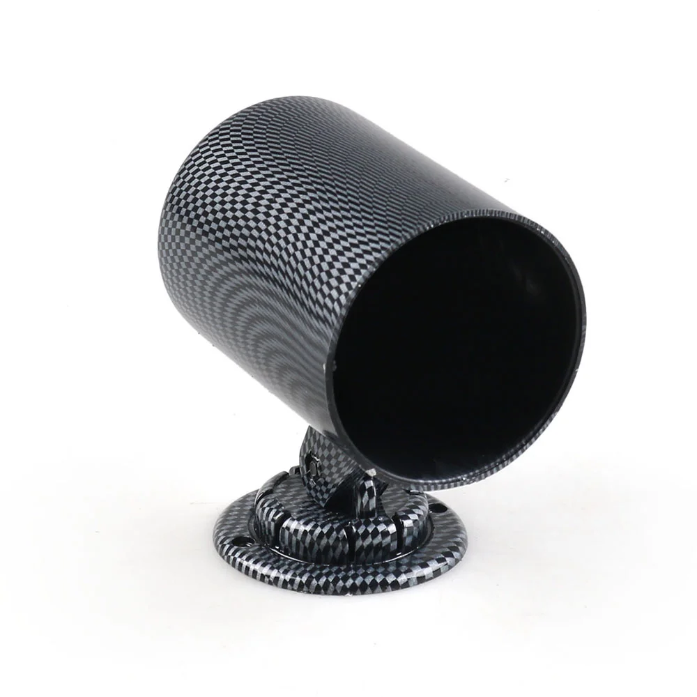 Universal 52mm Gauge Pod Gauge Cup Car Mount Holder Carbon Black Single Auto Car Meter Pods Dash Pod Mount Bracke