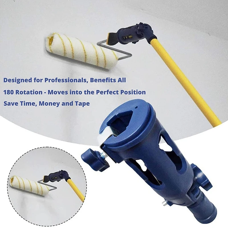 Multi-Angle Paint Brush Extender-Paint Edger Tool For Walls,Trim And Corner Painting-Paint Roller Extension Pole cheap paint brushes