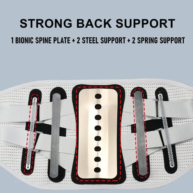 Lumbar Support Belt Disc Herniation Orthopedic Strain Pain Relief Corset For Back Posture Spine Decompression Brace 3