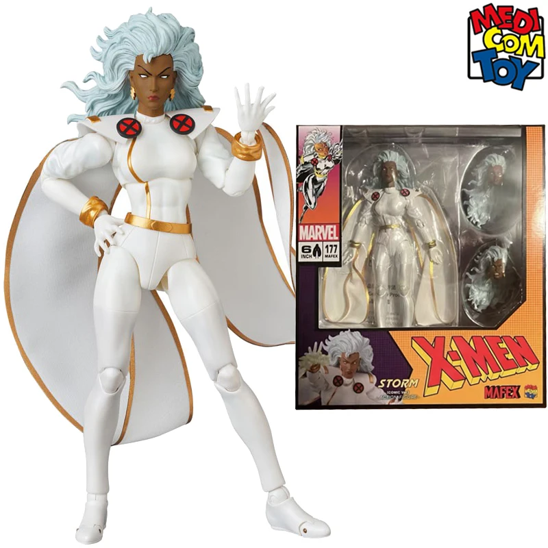 

In Stock Original Medicom Toy Mafex No.177 MAFEX STORM COMIC Ver X MEN Anime Figure Model Collecile Action Toys Gifts