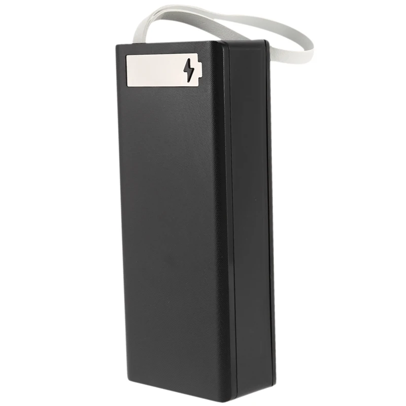 

3 Pcs 16X18650 Battery Storage Box PD QC3.0 Quick Charge DIY Power Bank Box Case 18650 Battery Holder Box Black