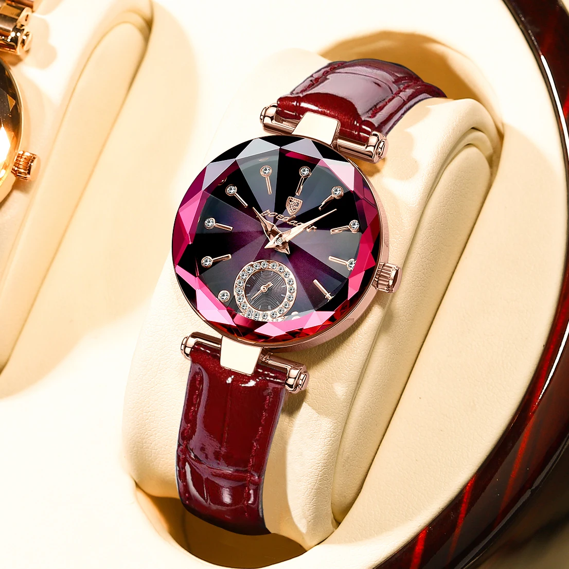 Poedagar Top Luxury Watches For Women Waterproof Leather High Quality Quartz Woman's Watch Casual Fashion Ladies Wristwatch Gift, Alina Gadgets