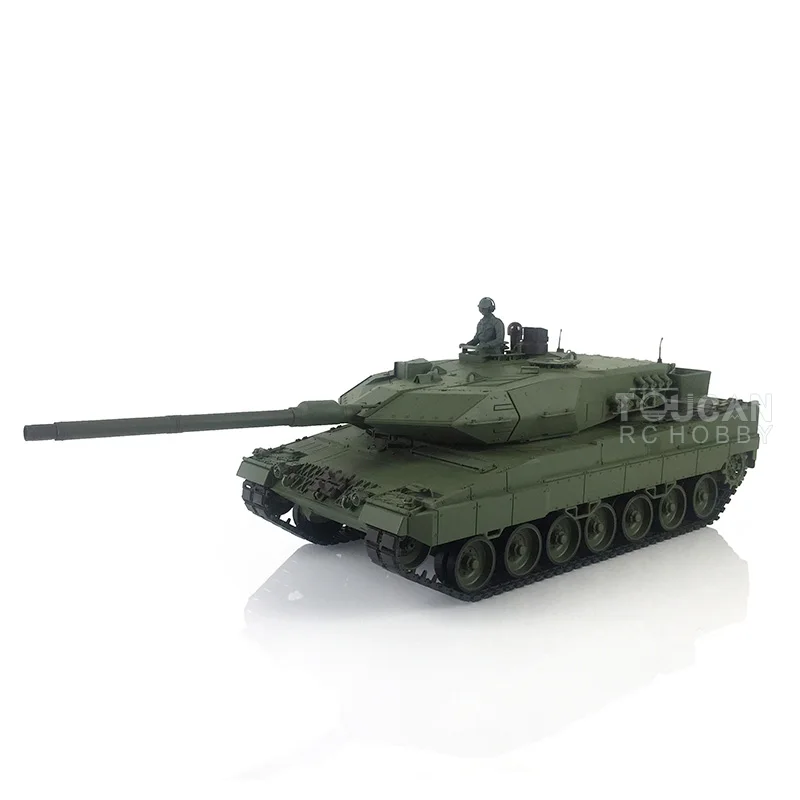 HENG LONG 3889 1/16 TK7.0 RTR 원격 조종 탱크 RC 팬저 독일 레오파드2A6 에어소프트 연기 IR 전투 금속 트랙 TH19259-SMT4