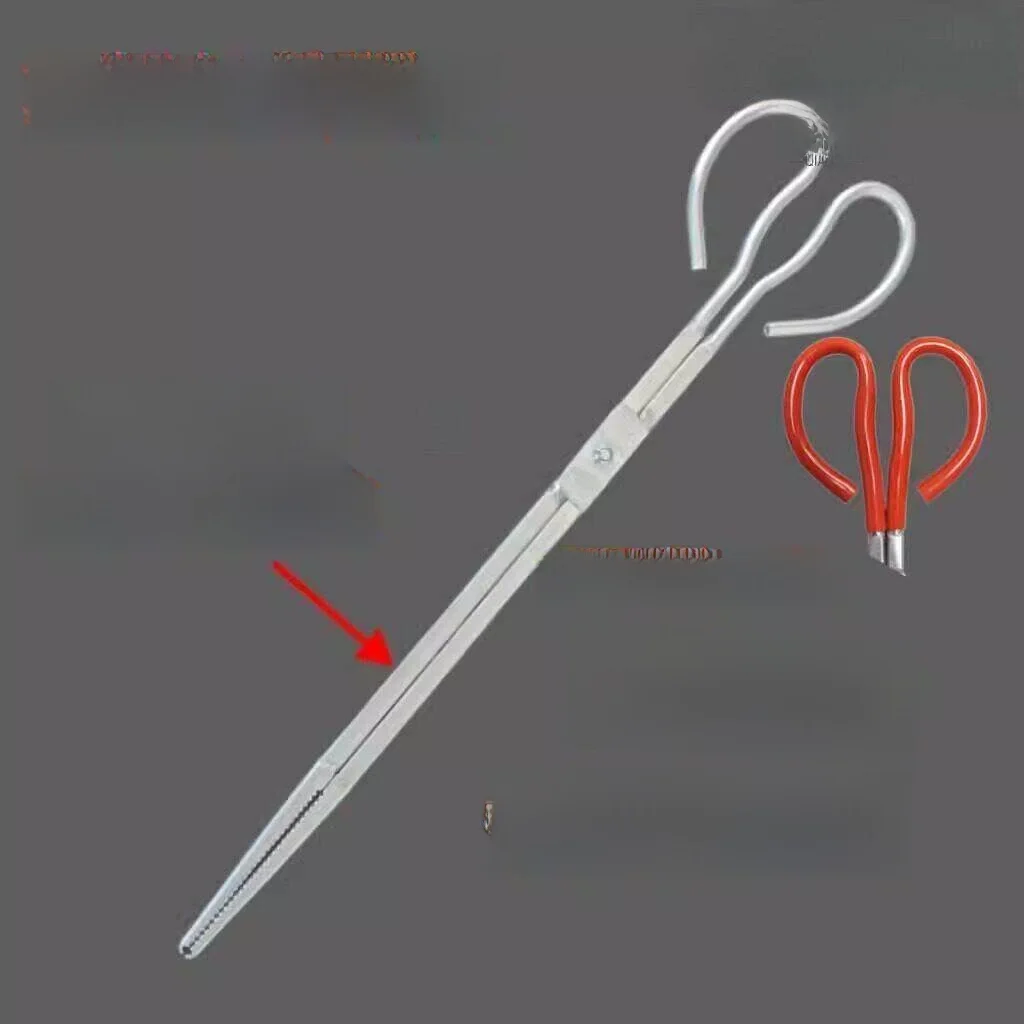 스테인레스 스틸 다기능 클램프 크랩 클램프 해산물 낚시 장비 가정용 쓰레기 집게 노란색 크로커 클램프