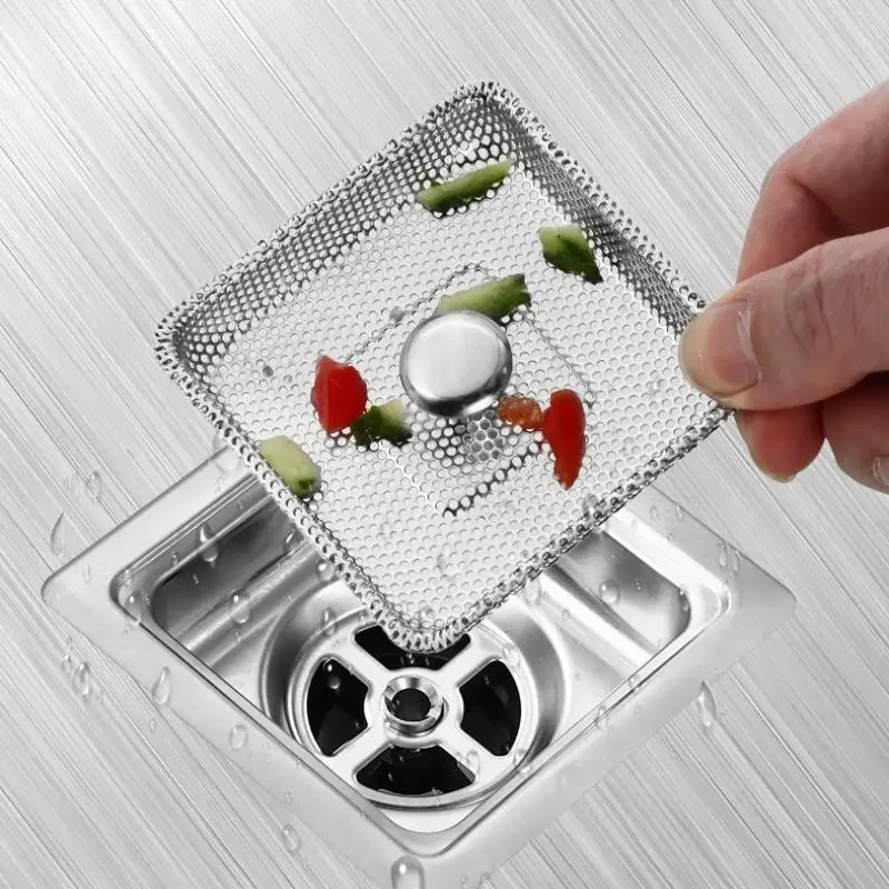 새로운 싱크대 배수구 거름망 스테인리스 스틸 주방 싱크 플러그 필터 스토퍼 막힘 방지 냄새 방지 욕실 액세서리