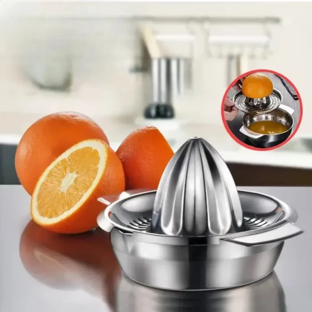 Fruit Juicer Lemon Squeezer Juice Squeezer 304 Stainless Steel Fruit Lemon Orange Juicer Household Small Creative Juicer Portable Manual
