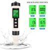 4/3/2 in 1 Optional PH ORP H2 Temperature Hydrogen-rich Meter Portable Pen Water Quality Tester for Aquarium Pool Hydroponic 1