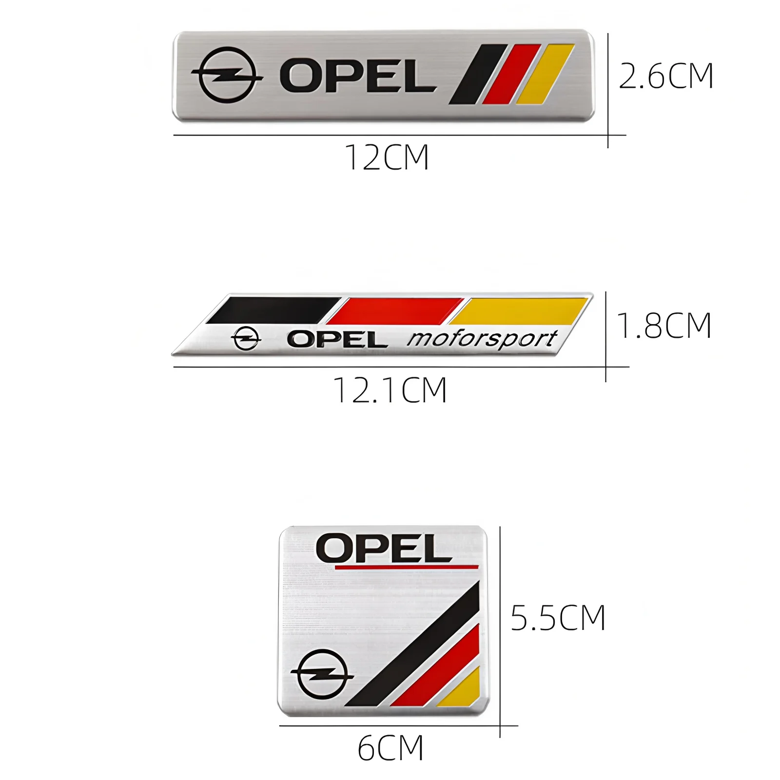 알루미늄 자동차 부품 스티커는 오펠 인시그니아, 아스트라, 안타라, 메리바, 자피라 H, G, 코르사 차체에 자유롭게 부착할 수 있습니다.