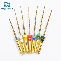 Dental 04 06 Taper Root Canal Treatment Rotary Heat Activated Golden Files Dentist Tools Endodontic Files 1