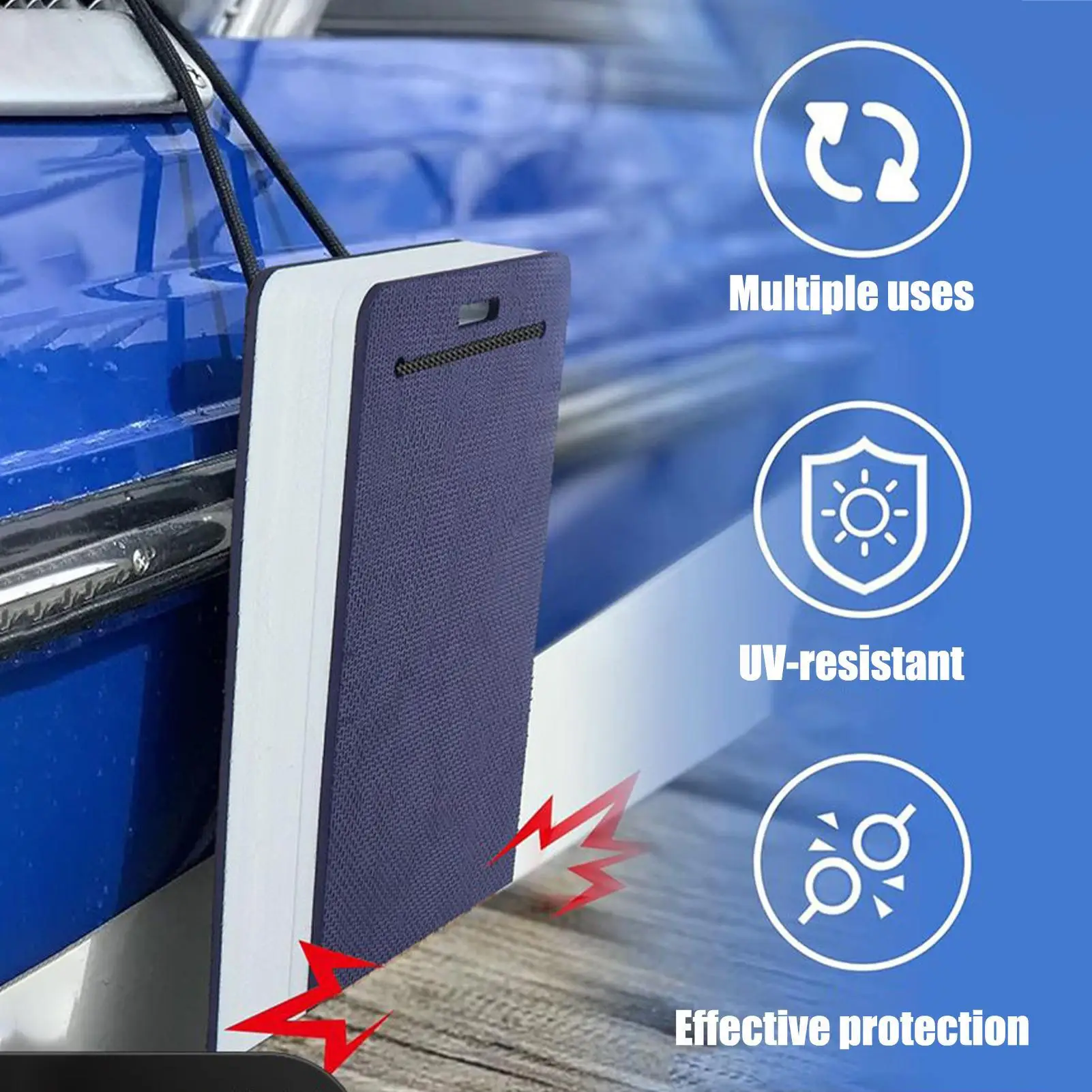Pontoon Boat Bumpers Prevents Boat Scratches EVA Boat Fenders Heavy-Duty Protection Cushioning Buoyancy For Fishing Batingo 4
