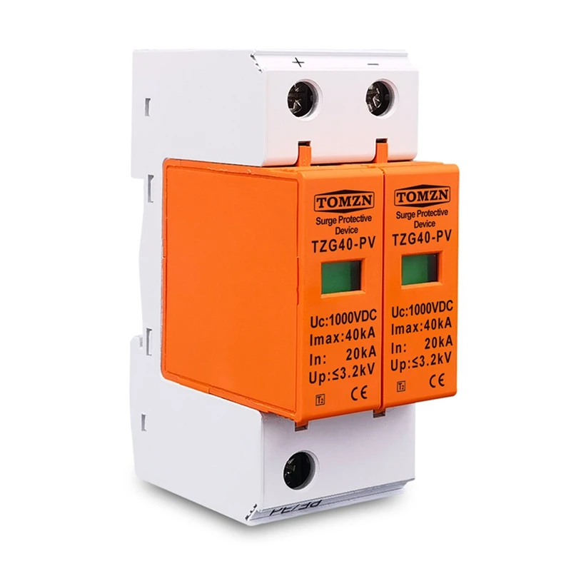 Tomzn Spd Dc 1000V 20Ka-40Ka Protezione Contro Le Sovratensioni Per La Casa Dispositivo Di Protezione Contro Le Sovratensioni Dispositivo Di Protezion