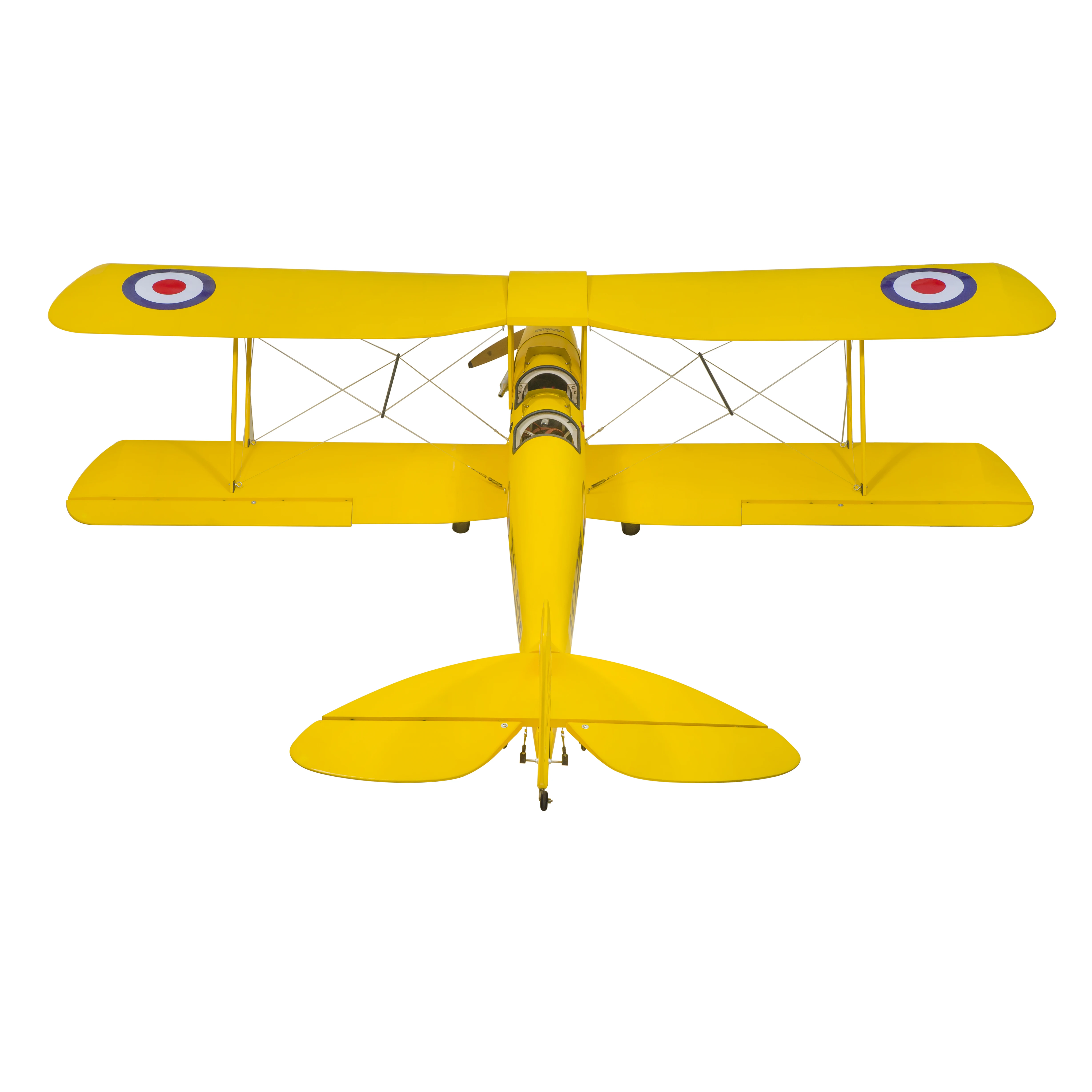 ARF RC Plane DH82a Tiger Moth Biplane 2.24M Balsa Wood ARF Model Aircraft 4CH Electric & Gas Powered RC Airplane 5