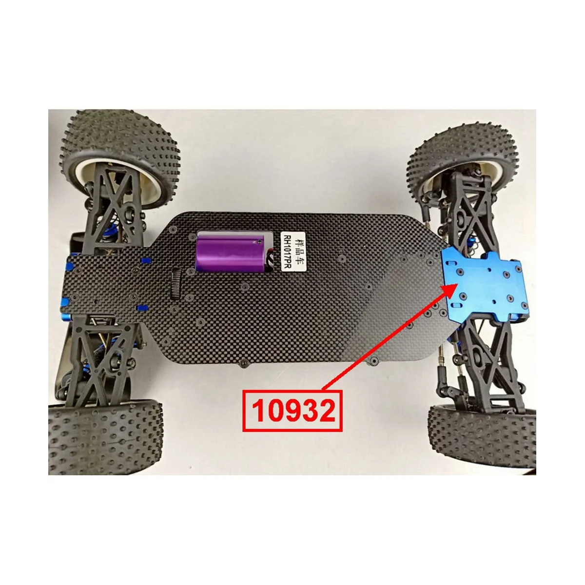 Parte Anteriore Del Telaio Per Vrx Racing Rh1016/Rh1017/Rh1006/Rh1007/Rh903/Rh817/Rh818, Misura Vrx 10932 10330
