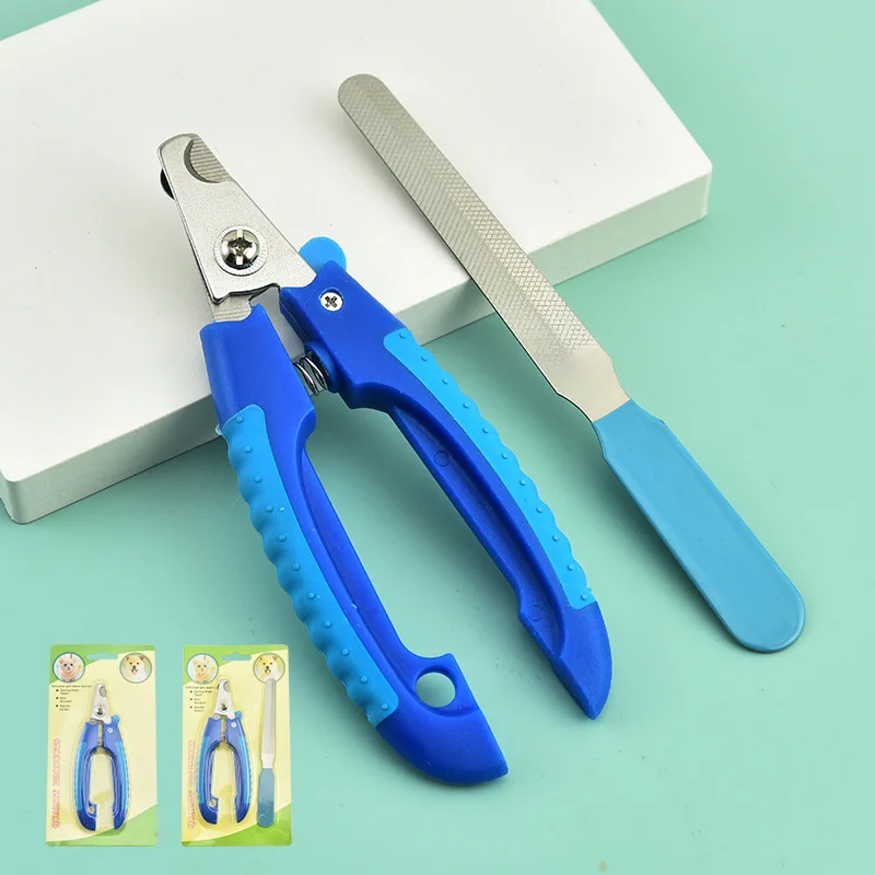 

Stainless steel pet nail clippers dog nail trimming set