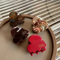 3.5cm Small Hairclaw Acetate Hair Crabs for Girls Cute Heart Shaped Hairclips Children Women Hair Accessories Hairpins Clips - Image 5
