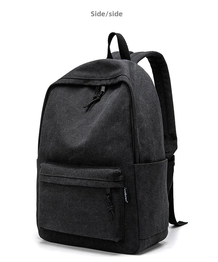 Fashionable Canvas Backpack For Men And Students Casual Style_voghion.com