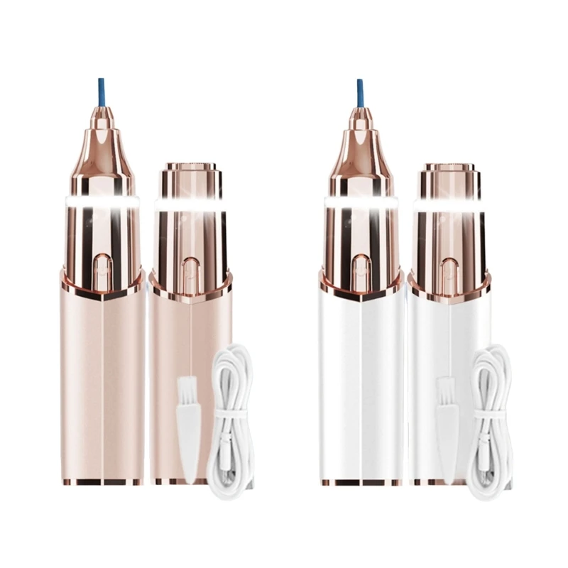 Electric Face Hair Remover for Women USB Gentle and Painless Hair Shver E74C