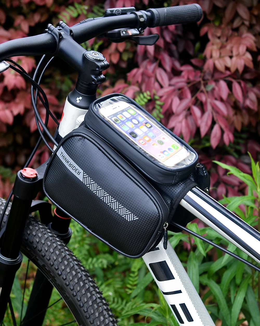 Description Picture 4 of itemThinkRider Bicycle Bag Rainproof Touch Screen Phone Top Tube Bag MTB Road Bike Frame Front Saddle Bag & Pannier Bike Accessories