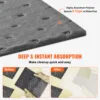 VEVOR Spill Absorbent Pads Universal Absorbing Mat Absorbs up 12 Gal Polypropylene Absorbent Pad for Oil Water and Other Liquids 3