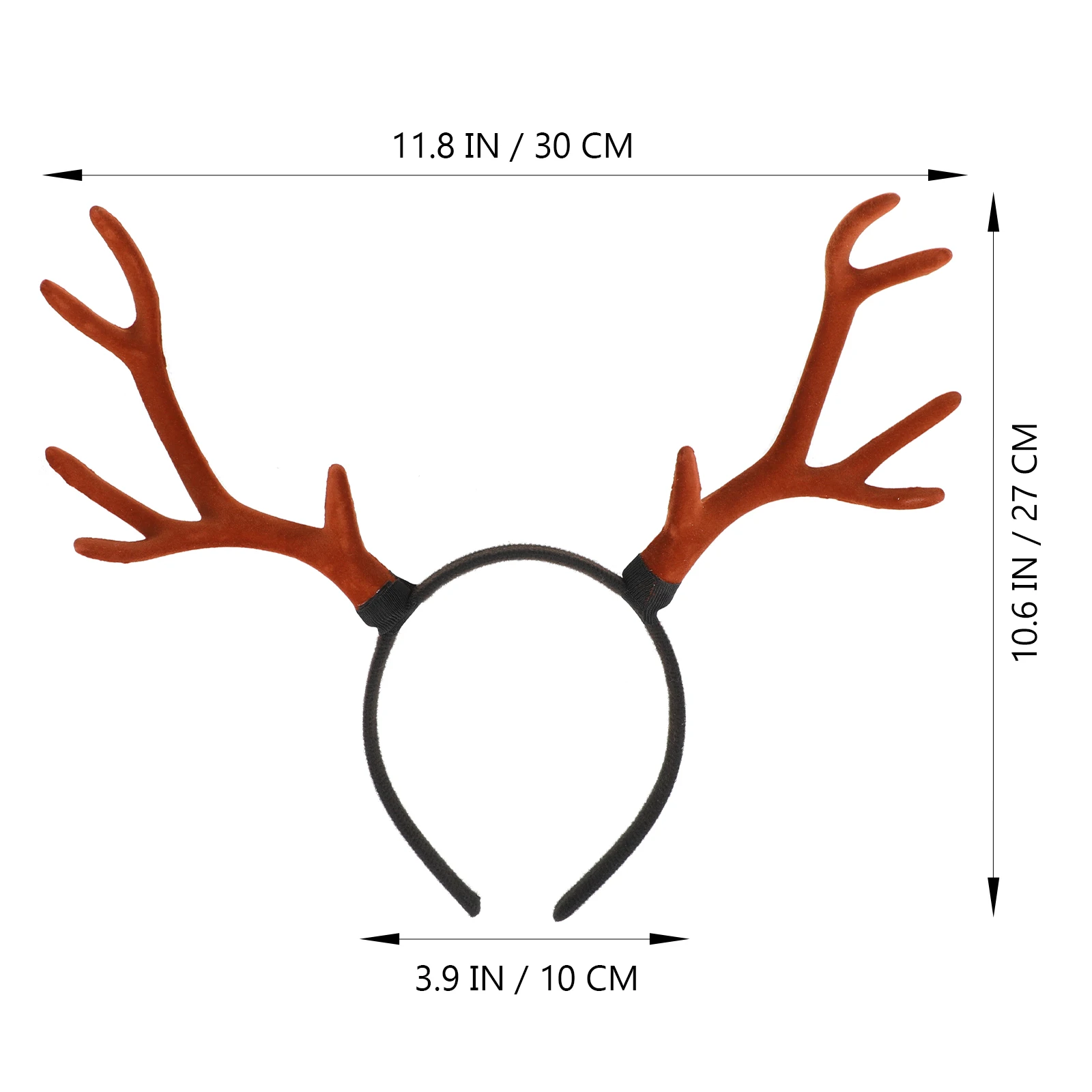 Xmas Antler Headband Cute Xmas Headwear Deer Branch Hair Hoop For Kids Women Christmas Carnival Hair Styling Decor Accessory