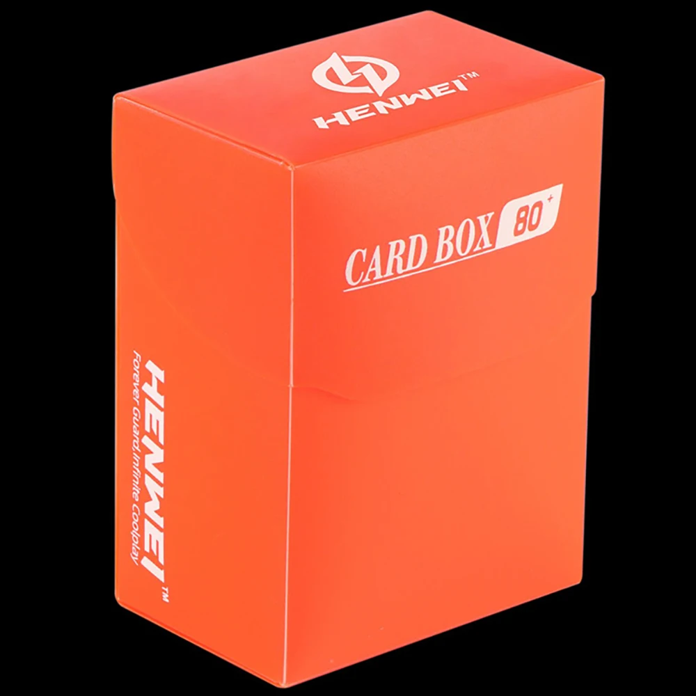 Premium 80+ Card Capacity Deck Organizer Box with Divider