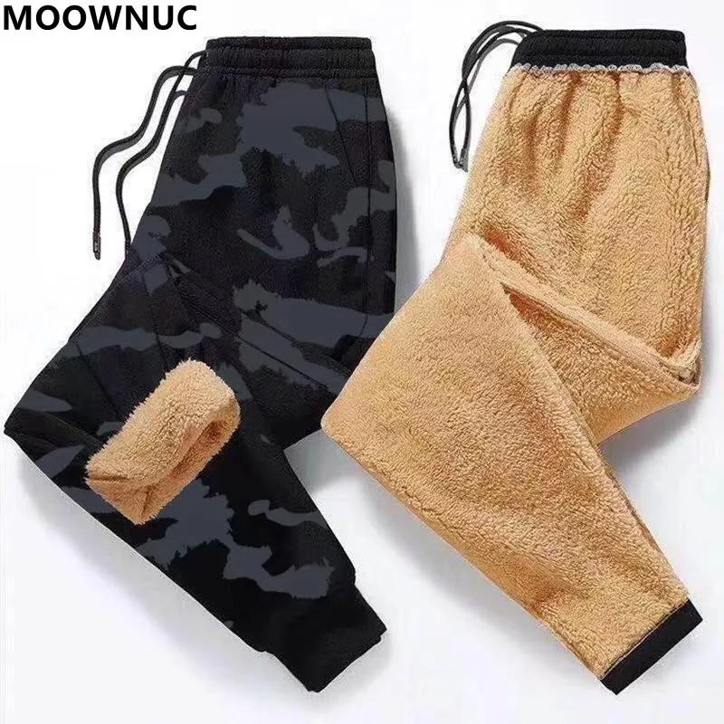 2022 Autumn and Winter New Men's Fashion Casual Sports Trousers Men's Plus Velvet Thick Warm Large Size High Quality Pants M-8XL
