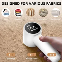 New Household Electric Lint Remover 3 Gears Adjustable LED Digital Display Hairball Trimmer Wireless Portable Sweater Epilator 1