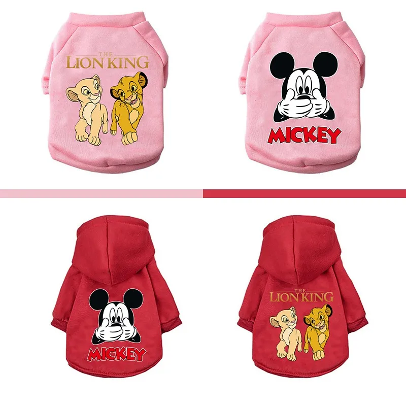 Pet Clothes Disney Mickey Lion King for Small Medium Dogs