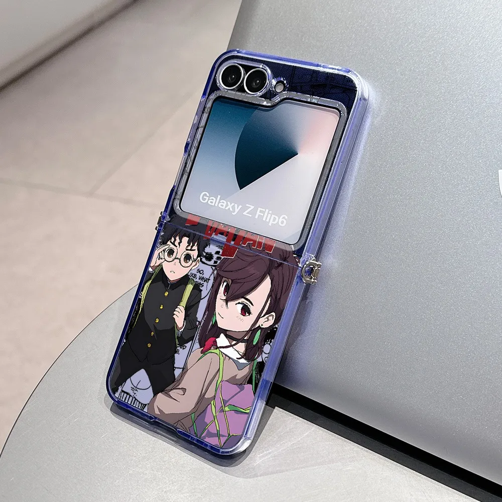 Anime Dandadan Hot Phone Case | Semi-Transparent Foldable Soft TPU Cover