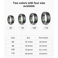 AMZMAX R02 Smart Ring Multi-sports Modes Pedometer Fitness Tracker Health Monitoring IP68 Waterproof Military Grade Smart Ring - Image 6
