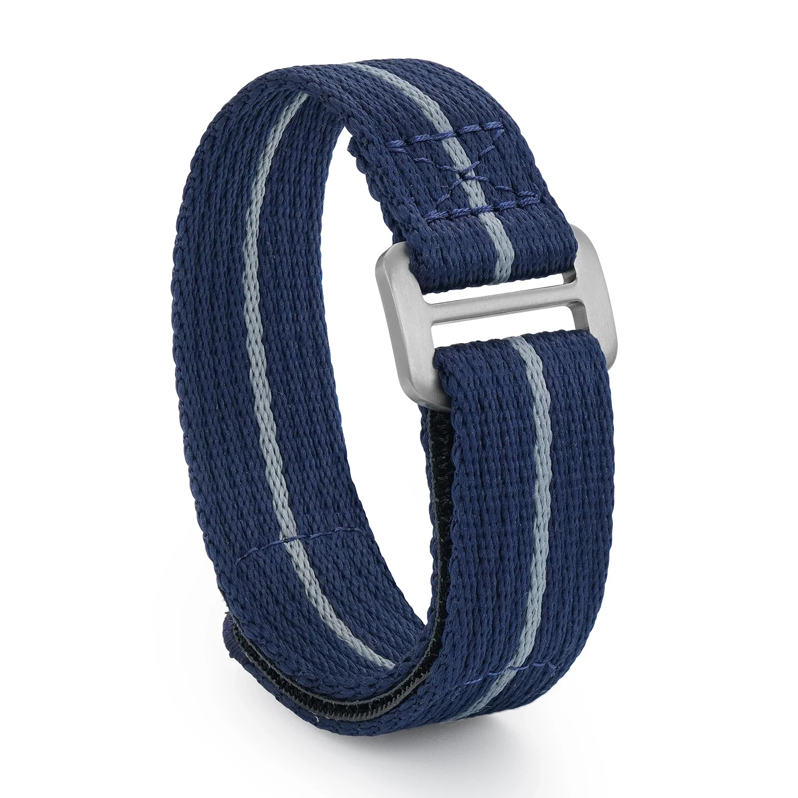 Premium Titanium Buckle Nylon Sports Watch Band - Military Grade Fabric Wristband Replacement Strap