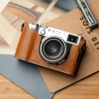 Mr.Stone for Fujifilm x100vi Camera case Protective Case Camera Bodysuit X-100VI Camera Handmade Genuine Leather Camera bag - Image 2