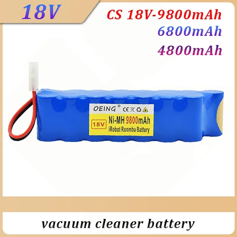 

New CS 18V NiMH Battery Pack9800mAh for Rowenta Vacuum Cleaner RH8771 for Tefal Cyclone Extreme Vacuum Cleaner P102 NiMH Battery