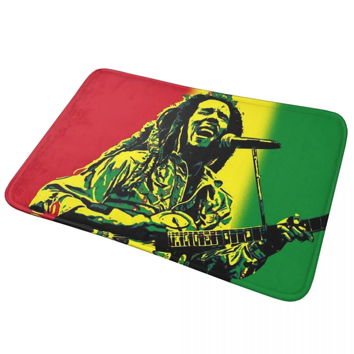 Bob Marley Reggae Music Maple Leaf Jamaican Anti-slip Doormat Floor Mat ...