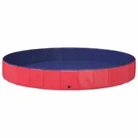 Piscine pour enfants ronde Ø 300 x 38 cm rouge, piscine pour enfants dans le jardin et sur la terrasse, bassin pour jeux d'été et plaisir aquatique, piscine familiale pour loisirs en plein air, grande piscine pour enfants à la maison et en vacances 8