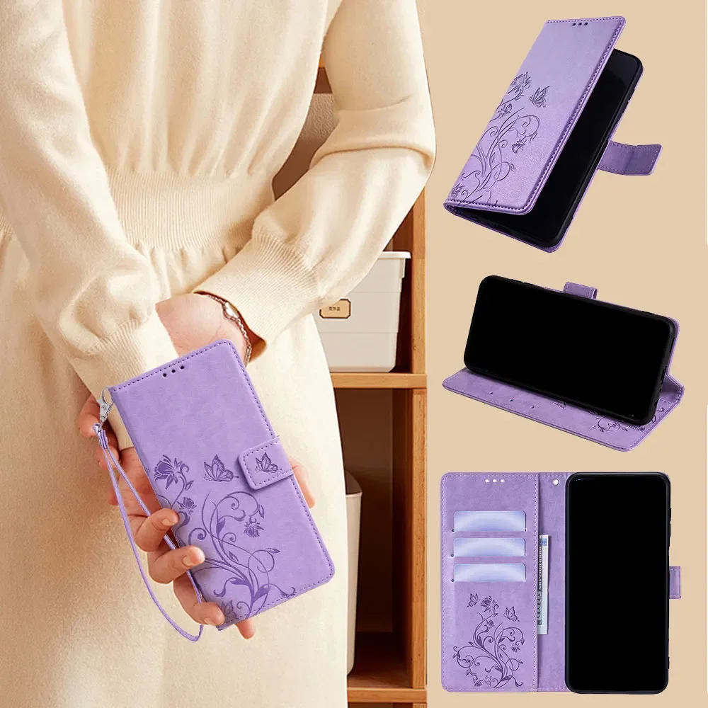 Geprägte PU-Leder-Brieftaschenhülle für Samsung Galaxy Note 20 Ultra Note 10 S10 S9 S8 Plus S10 Lite Schutzhülle mit Riemen Fundas – Detail 14