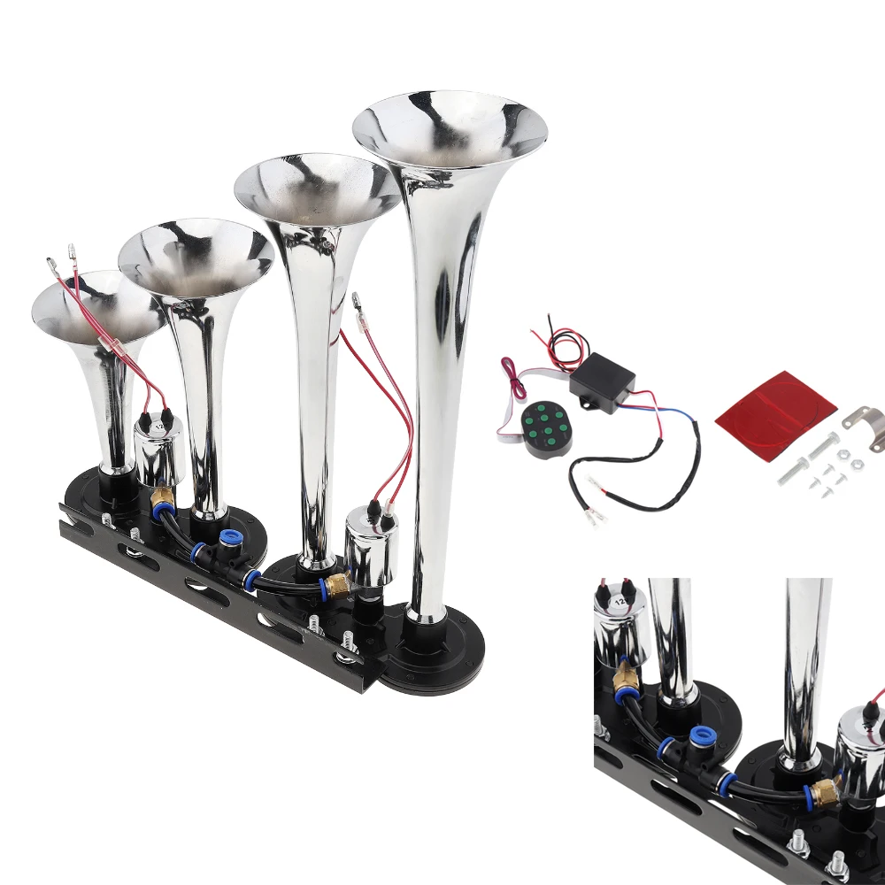 12V 125dB Stainless Steel Horn For Boats, Super Loud Horn For Safety - View #9