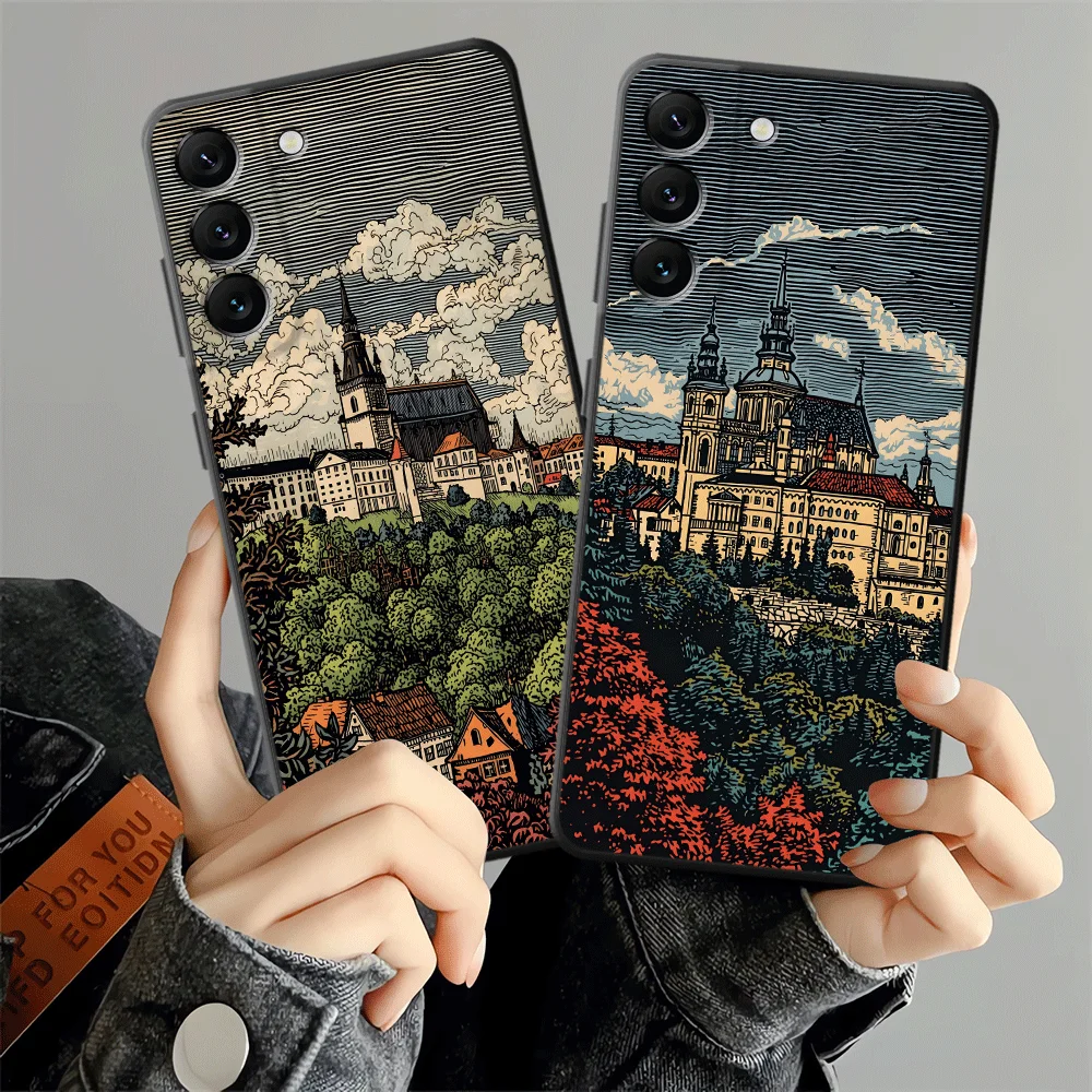 Elegant Vintage Castle Phone Cover Case