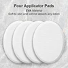 A85Q-Lotion Applicator For Back, Feet, 4 Replaceable Pads, 1 Long Handle, Back Lotion Applicator For Seniors, Women 5