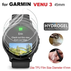10 - Pack TPU Hydrogel HD Clear Soft Screen Protectors - 10PCS TPU Film (Garmin Venu 3)